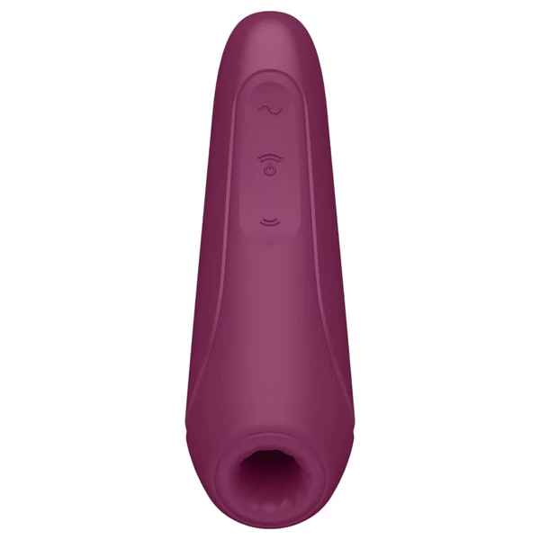 Satisfyer Curvy 1+ - okos léghullámos csiklóizgató (piros)