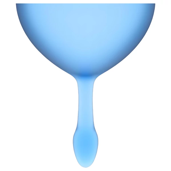 Satisfyer Feel Good - menstruációs kehely szett (kék) - 2db