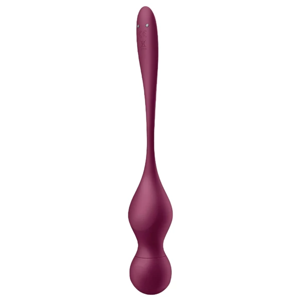 Satisfyer Love Birds Vary - okos, variálható gésagolyó (piros)