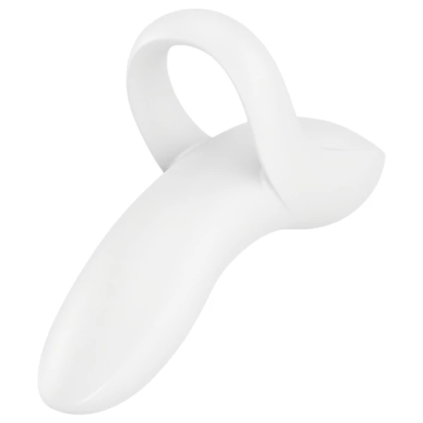 Satisfyer Bold Lover - akkus, vízálló ujj vibrátor (fehér)
