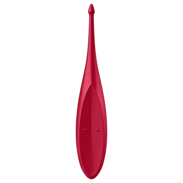 Satisfyer Twirling Fun - akkus, vízálló csikló vibrátor (piros)