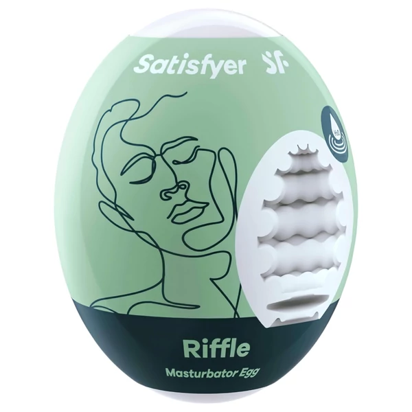 Satisfyer Egg Riffle - tojás maszturbátor (1db)