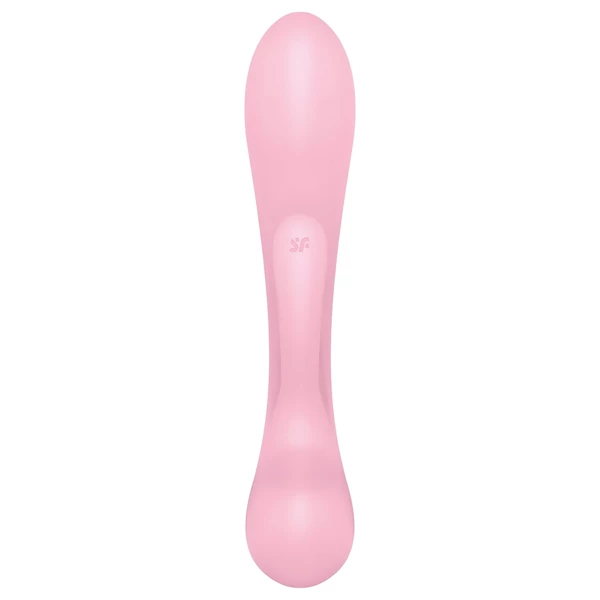 Satisfyer Triple Oh - akkus, csiklókaros vibrátor (pink)