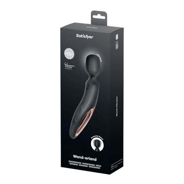 Satisfyer Wand-erland - masszírozó vibrátor (fekete)