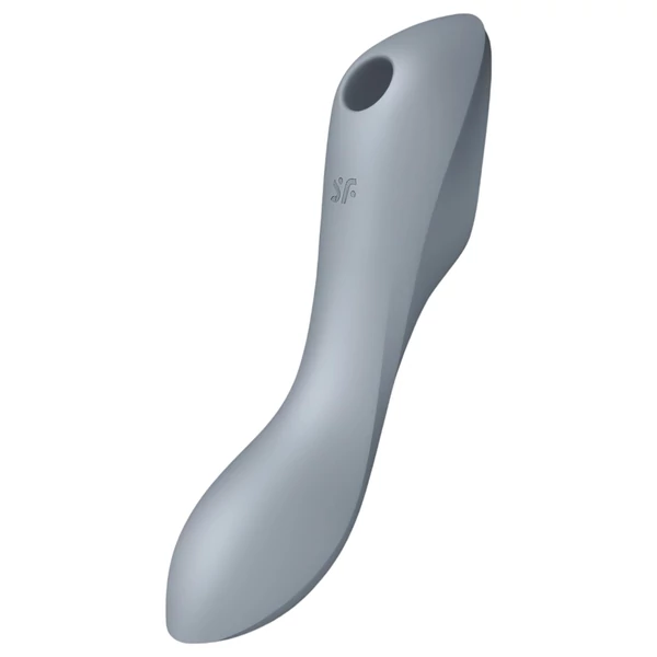 Satisfyer Curvy Trinity 3 - léghullámos 2in1 vibrátor (szürke)