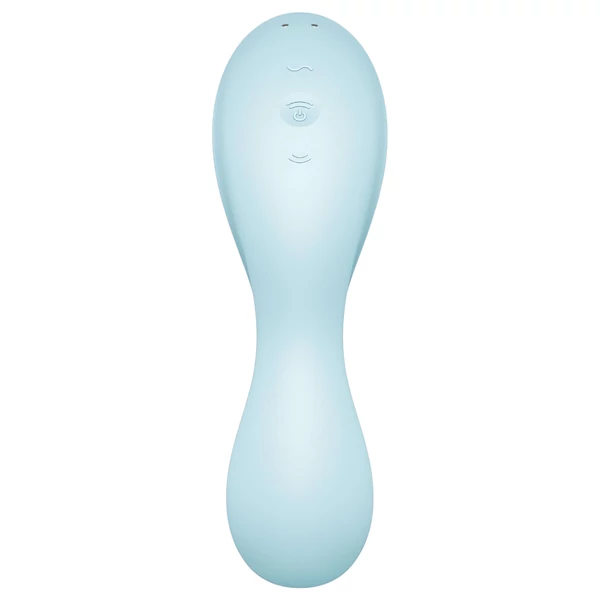 Satisfyer Curvy Trinity 5+ - okos 2in1 vibrátor (kék)