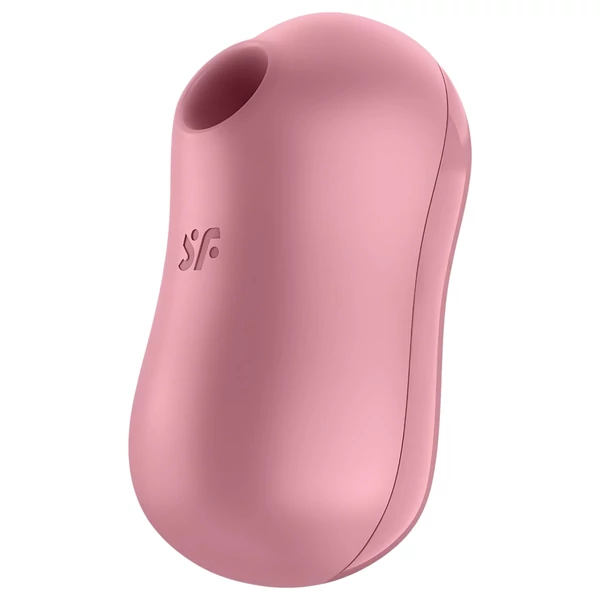 Satisfyer Cotton Candy - léghullámos csikló vibrátor (korall)
