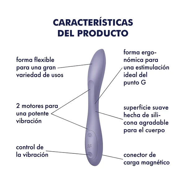 Satisfyer G-spot Flex 1 - akkus, vízálló G-pont vibrátor (zöld)