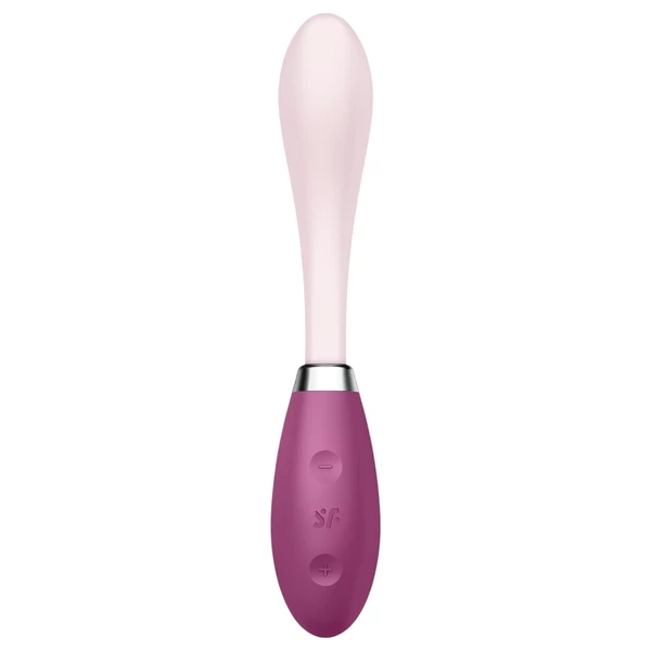 Satisfyer G-Spot Flex 3 - akkus G-pont vibrátor (pink-vörös)
