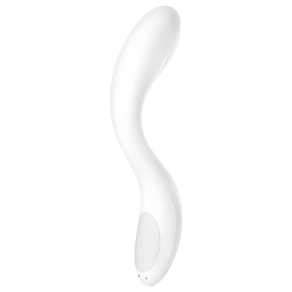 Satisfyer Rrrolling - mozgó golyós G-pont vibrátor (fehér)