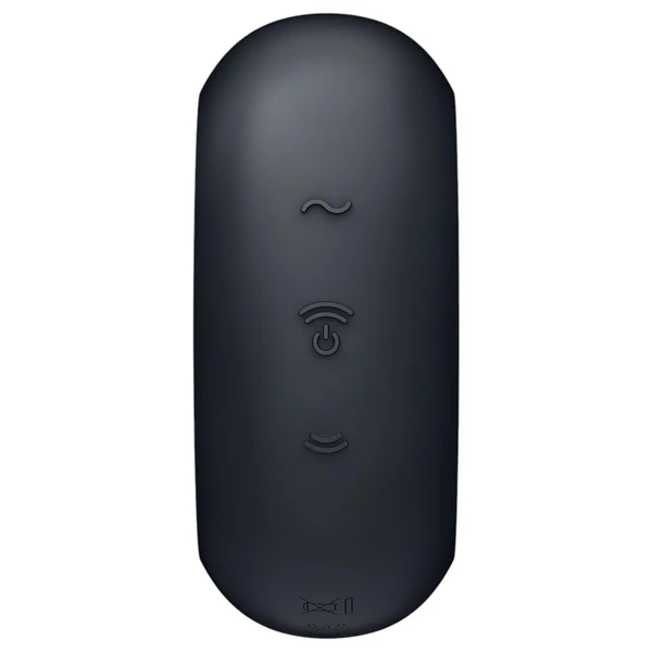 Satisfyer Pro To Go 3 - léghullámos csiklóizgató (fekete)