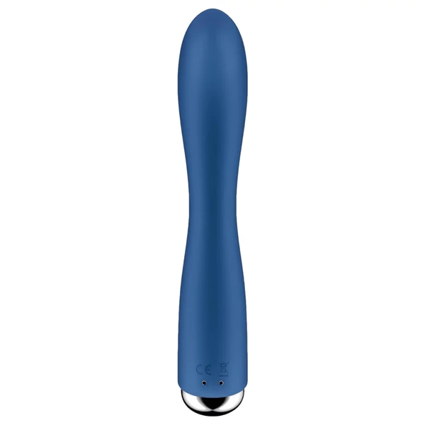 Satisfyer Spinning Rabbit 1 - forgó csiklókaros vibrátor (kék)