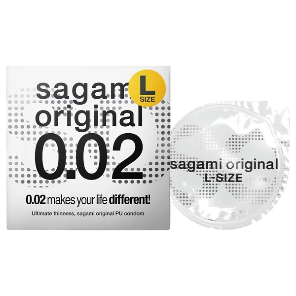 Sagami Original 0,02 L - óvszer - 58mm (1db)