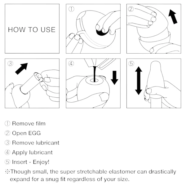 TENGA Egg Tube - tojás maszturbátor (1db)