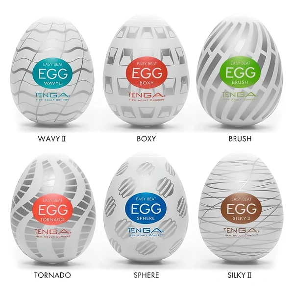 TENGA Egg New Standard - tojás maszturbátor készlet (6db)