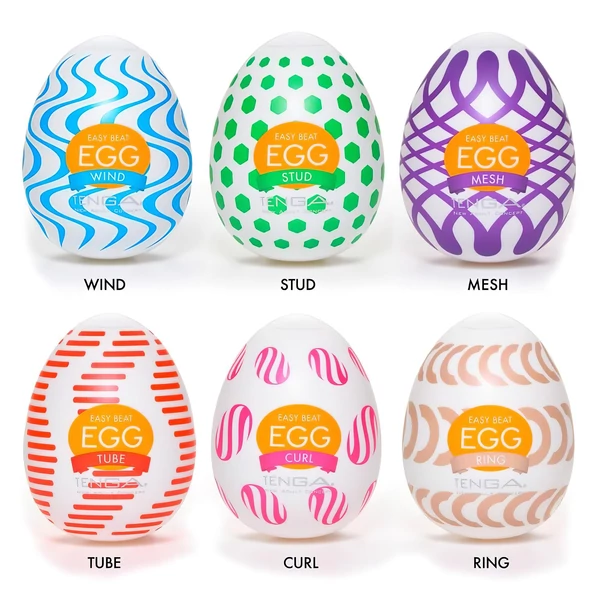 TENGA Egg Wonder - tojás maszturbátor készlet (6db)