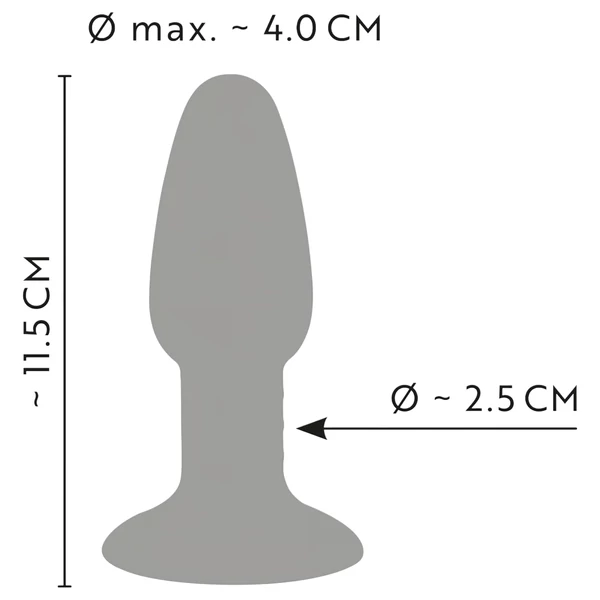 You2Toys - szilikon anál plug (színes)