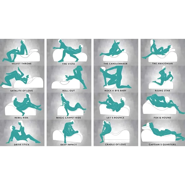 Liberator Esse Lounger - variálható szex szófa - 3 részes (piros)