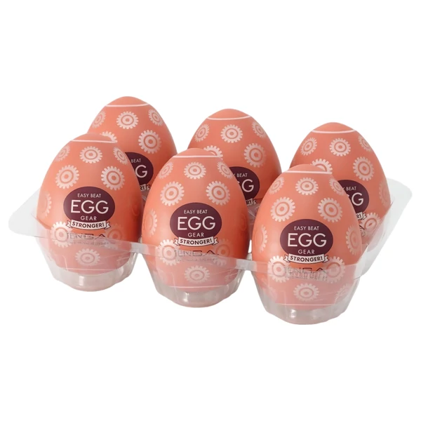 TENGA Egg Gear Stronger - tojás maszturbátor (6db)