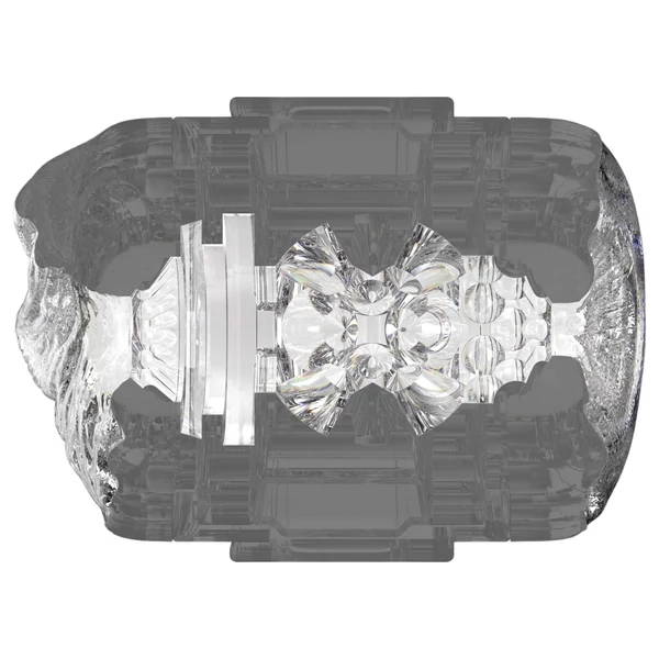 Fleshlight Quickshot Stoya - utazó maszturbátor (átlátszó)