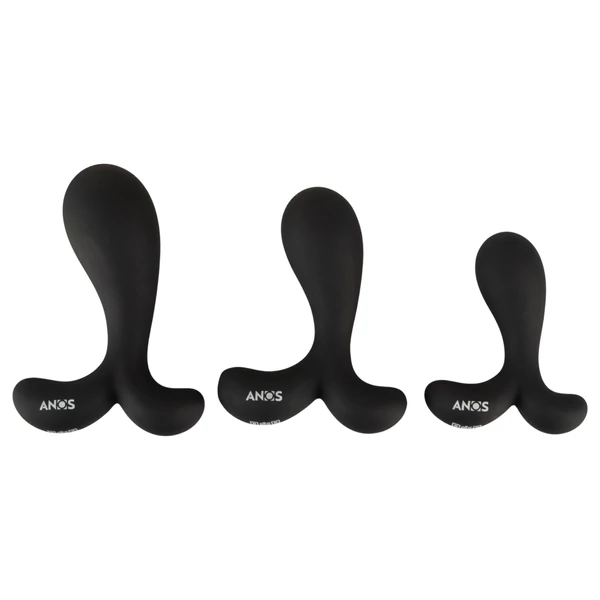 ANOS - anál tréning plug szett (fekete)