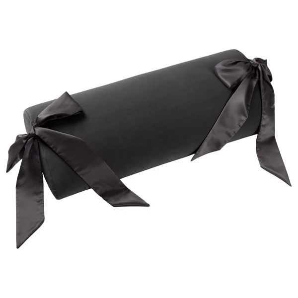 Liberator - szexpárna szatén kötözővel (fekete)