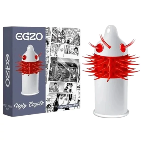 Egzo Ugly Coyote - hosszú tüskés óvszer (1db)
