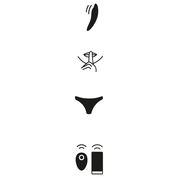 We-Vibe Moxie+ - rádiós, okos csikló vibrátor (fekete)