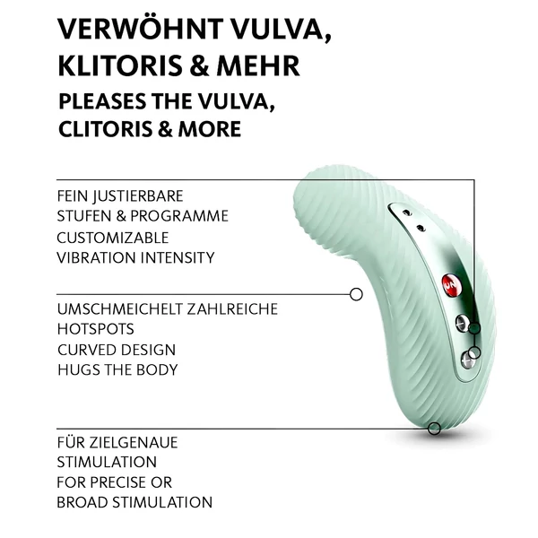 Fun Factory Laya III - vízálló csikló vibrátor (zöld)