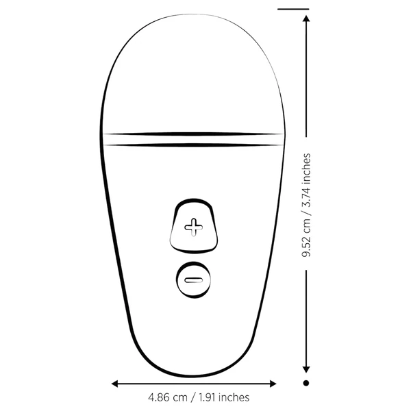 ROMP Free X - akkus, léghullámos csiklóizgató (lila)