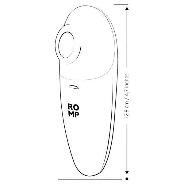 ROMP Switch X - léghullámos csiklóizgató (barack)