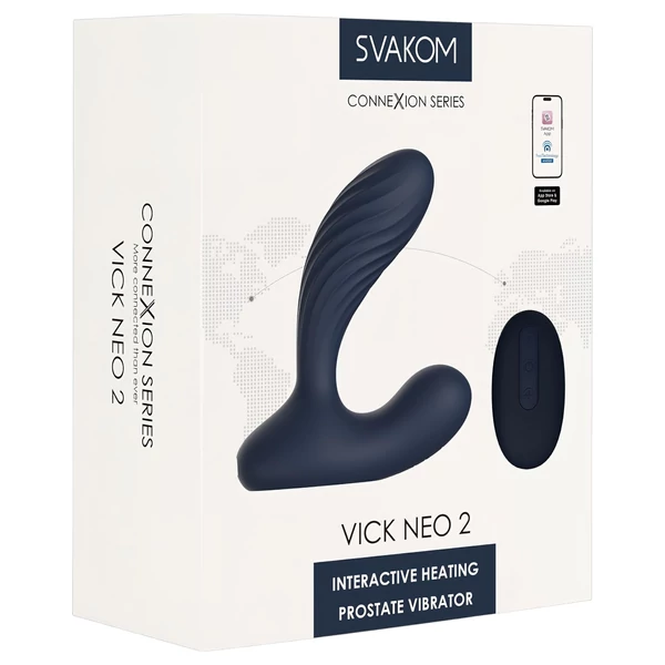 Svakom Vick Neo 2 - okos anál vibrátor (kék)
