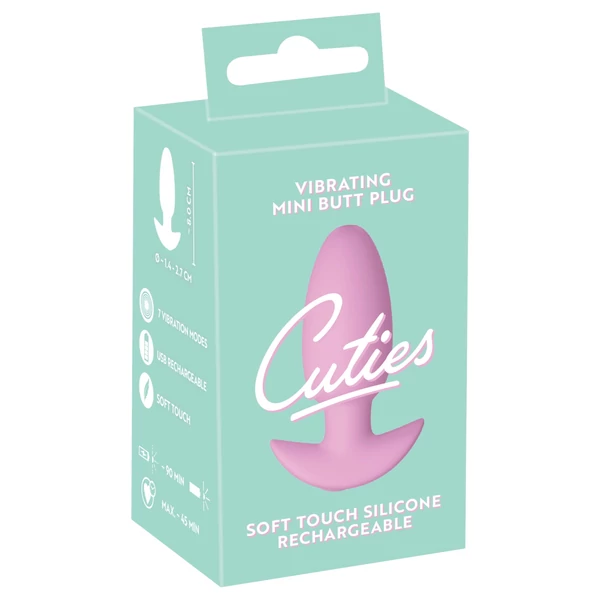 Cuties Mini - vibrációs anál plug (pink)