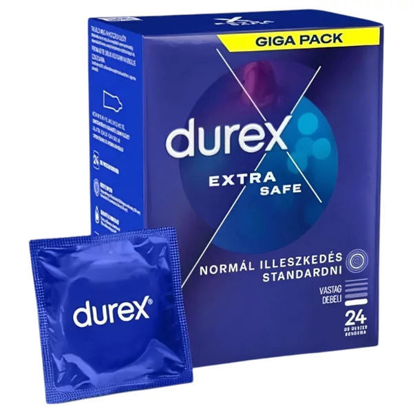 Durex Extra Safe - biztonságos óvszer (24db)