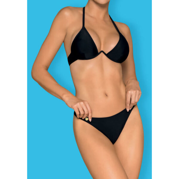  Obsessive Paralia - merevítős, nyakpántos bikini (fekete)