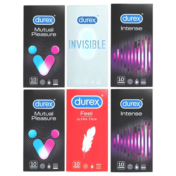 Durex Premium - extra élvezet óvszer csomag (6x10db)
