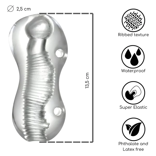 Desirel Vortex - maszturbátor (átlátszó)