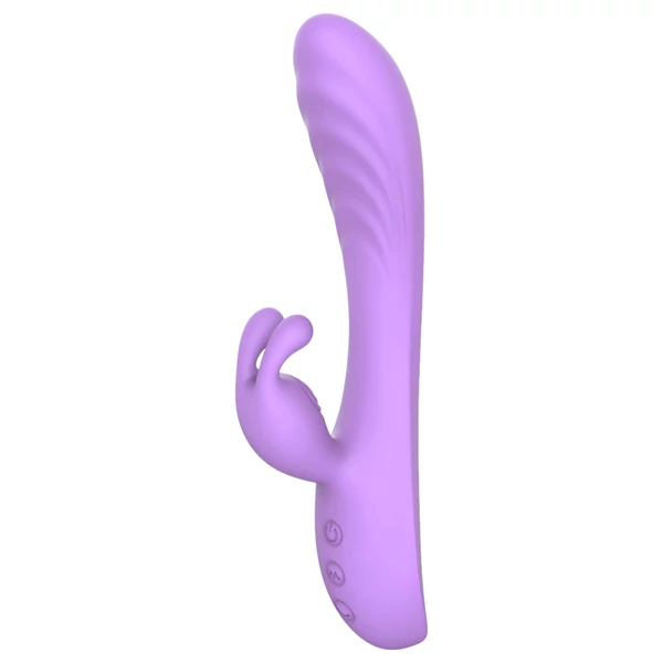 Desirel Hop & Buzz Bunny - nyuszis, csiklókaros vibrátor (lila)