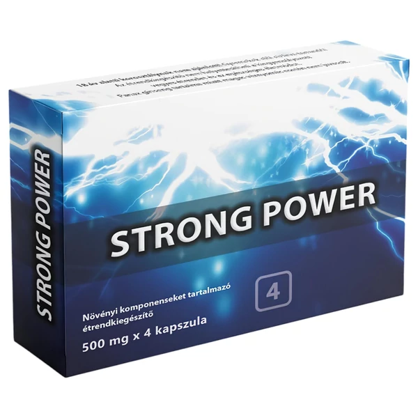 Strong Power Plus - étrend kiegészítő kapszula férfiaknak (4db)