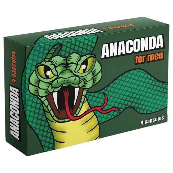 Anaconda - természetes étrend kiegészítő férfiaknak (4db)