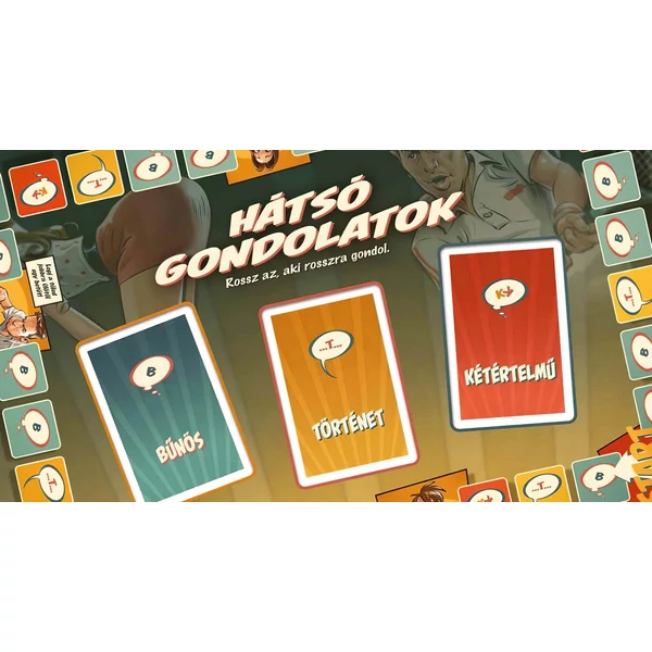 Hátsó gondolatok - Sikamlós találós kérdések felnőtt szex társasjáték