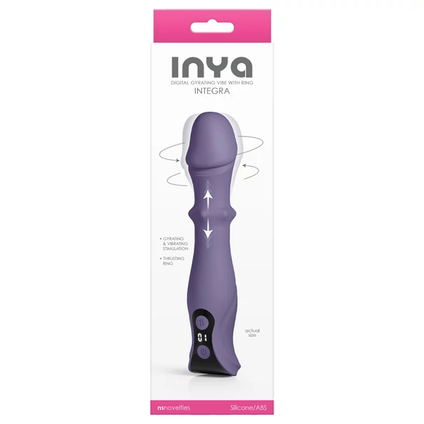 NS Novelties - lökő, forgó vibrátor (lila)