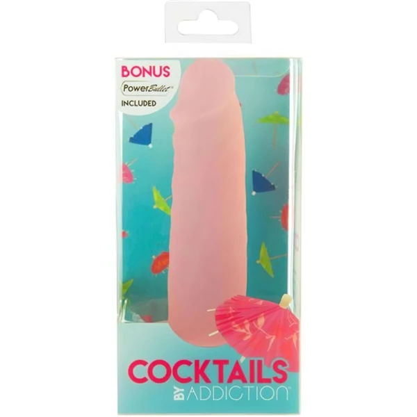 Addiction Coctails - tapadókorongos dildó (barack)