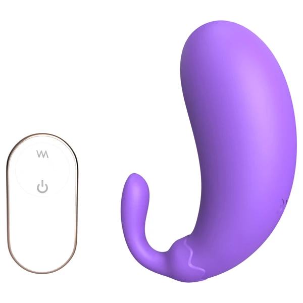 Sex HD - padlizsán formájú vibrációs tojás (lila)