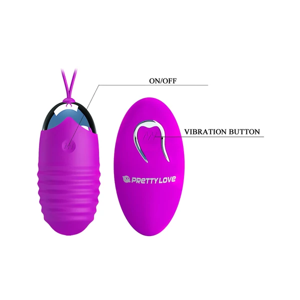 Pretty Love Jessica - vibrációs tojás (lila)