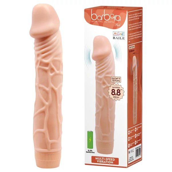Baile Barbara - élethű vibrátor - 22cm (natúr)