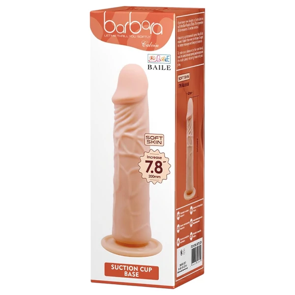 Baile Barbara Calvin - élethű dildó - 20cm (natúr)