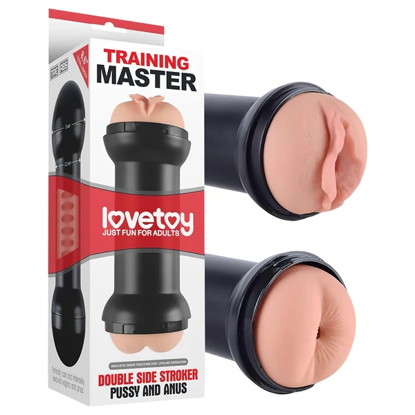 Lovetoy - punci és popsi maszturbátor (natúr)