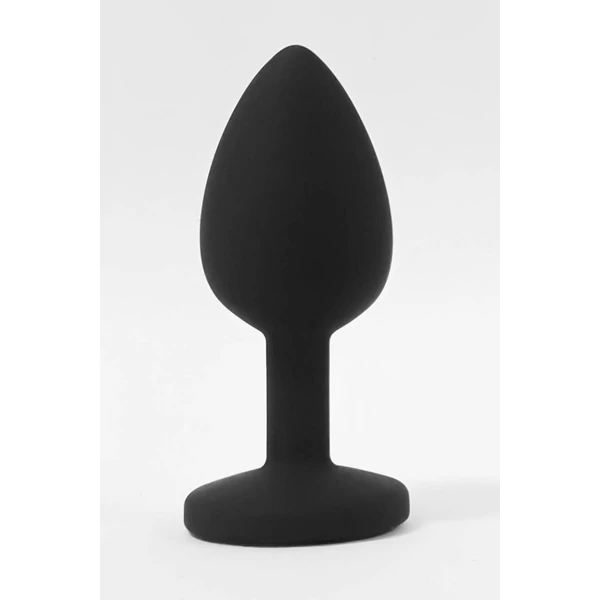 Christine le Duc - pink köves anál dildó - kicsi (fekete)