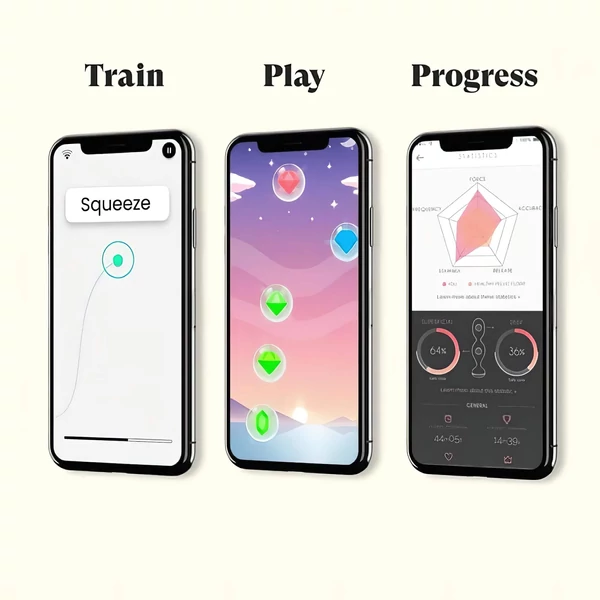 Perifit - okos, akkus gésagolyó (pink)